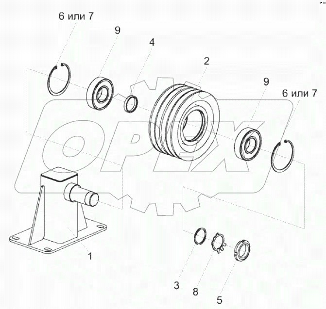  Контрпривод КЗК-9-1540250А