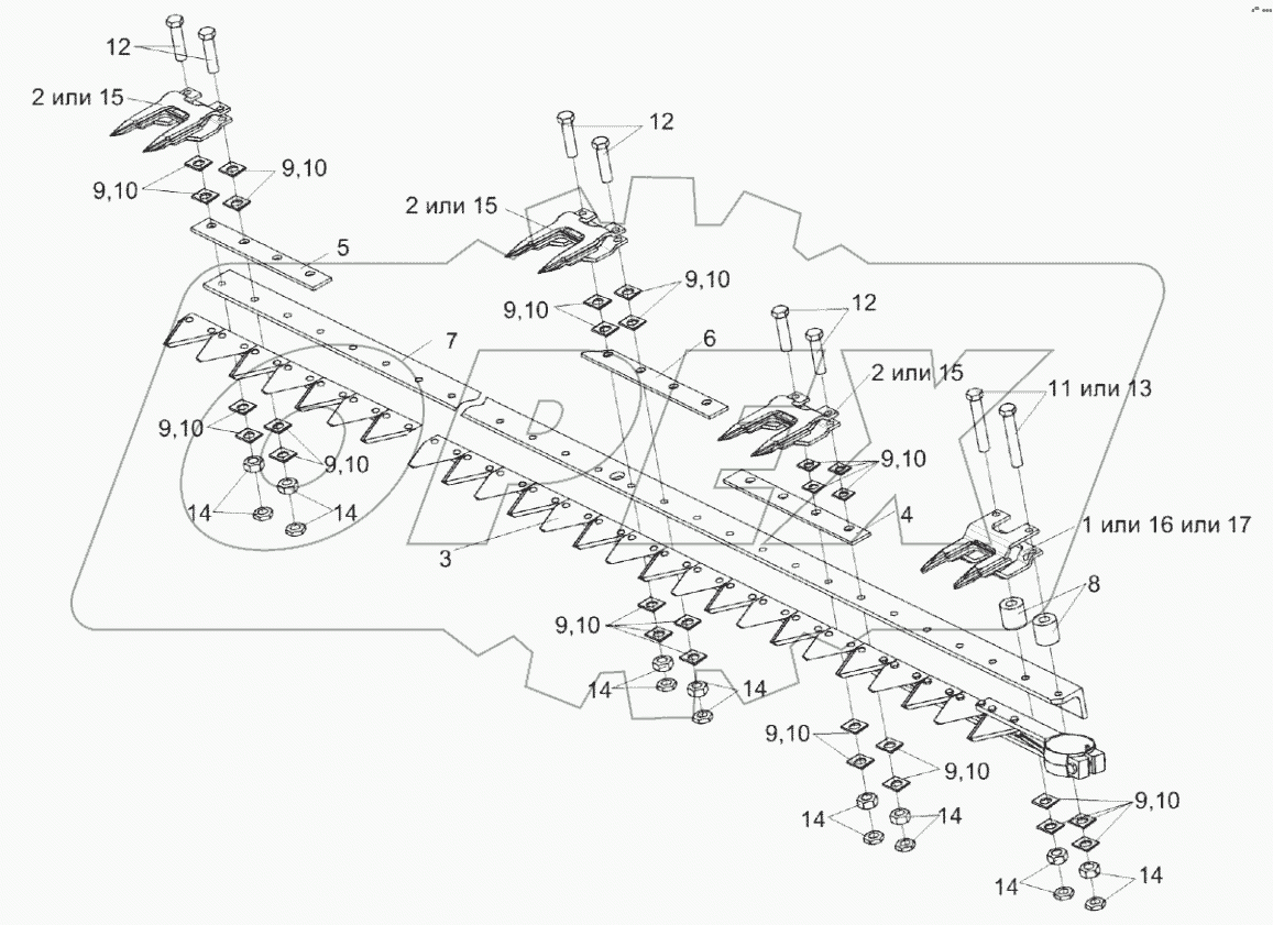  Аппарат режущий КЗК-9-1507000В-01