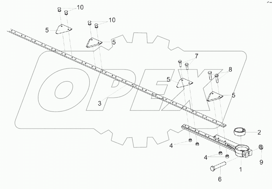  Нож КЗК-9-1507050