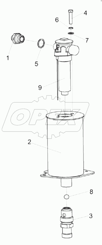  Бак масляный КЗК-9-1542010