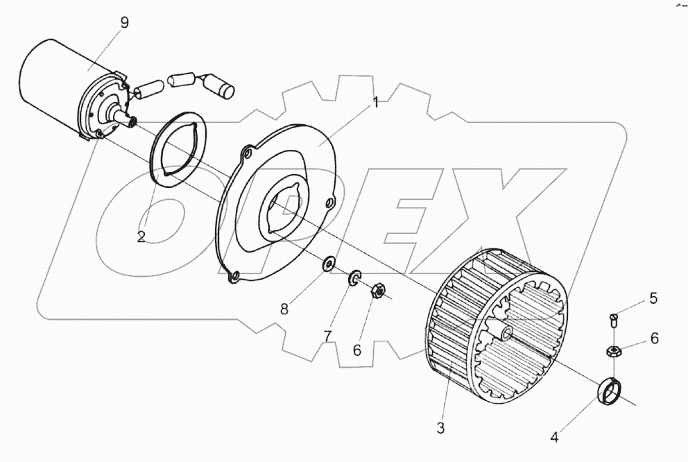  Вентилятор УЭС 0301310