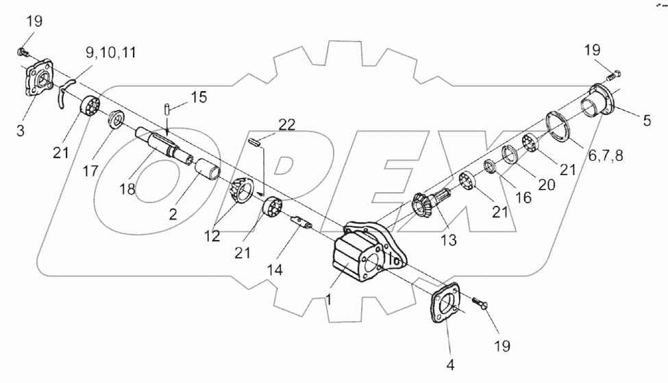  Редуктор УЭС 0300110