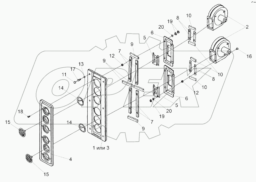  Крышка УЭС 0200580