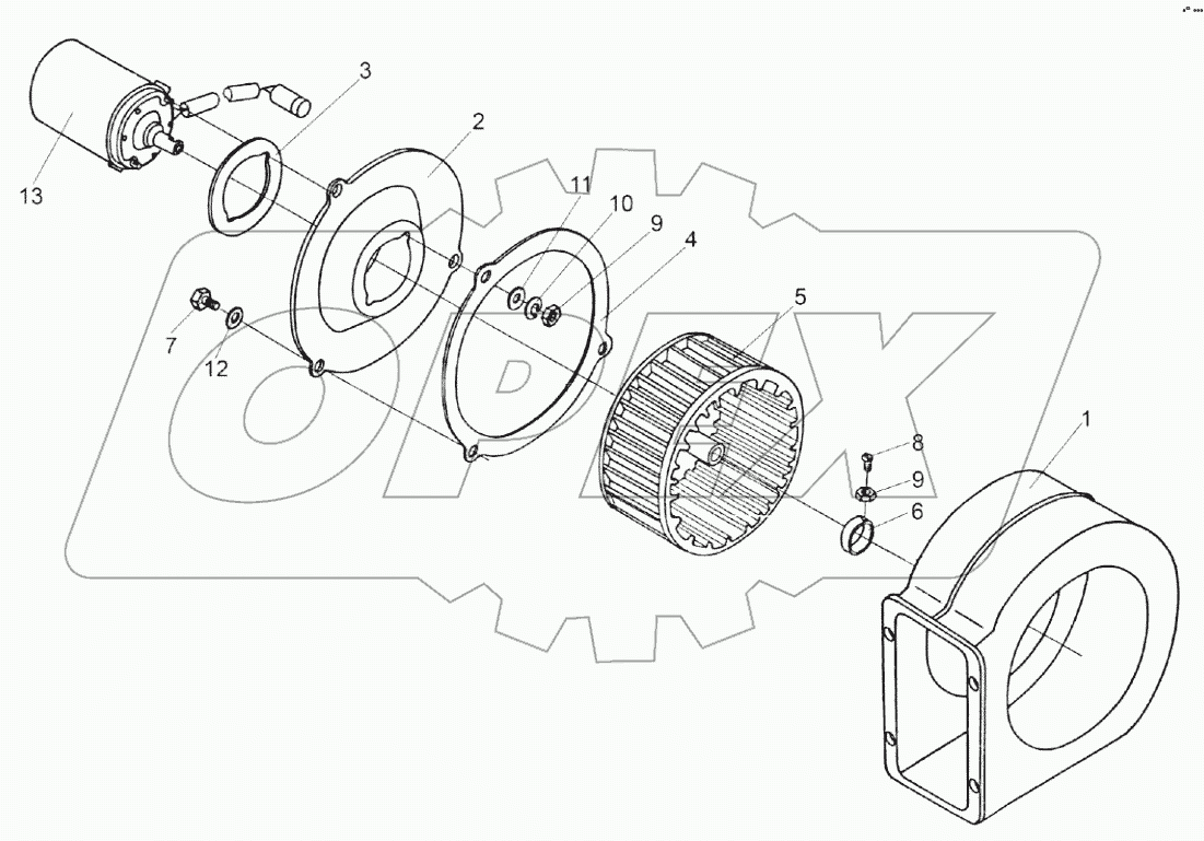  Вентилятор УЭС 0200780