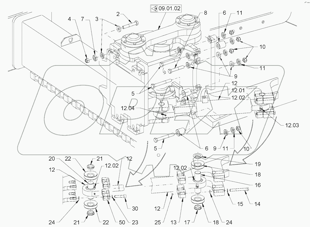  CENTRE PIVOT ASSEMBLY