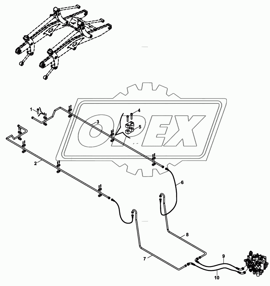 HYDRAULIC, CLAMSHOVEL INSTALLATION, LOADER