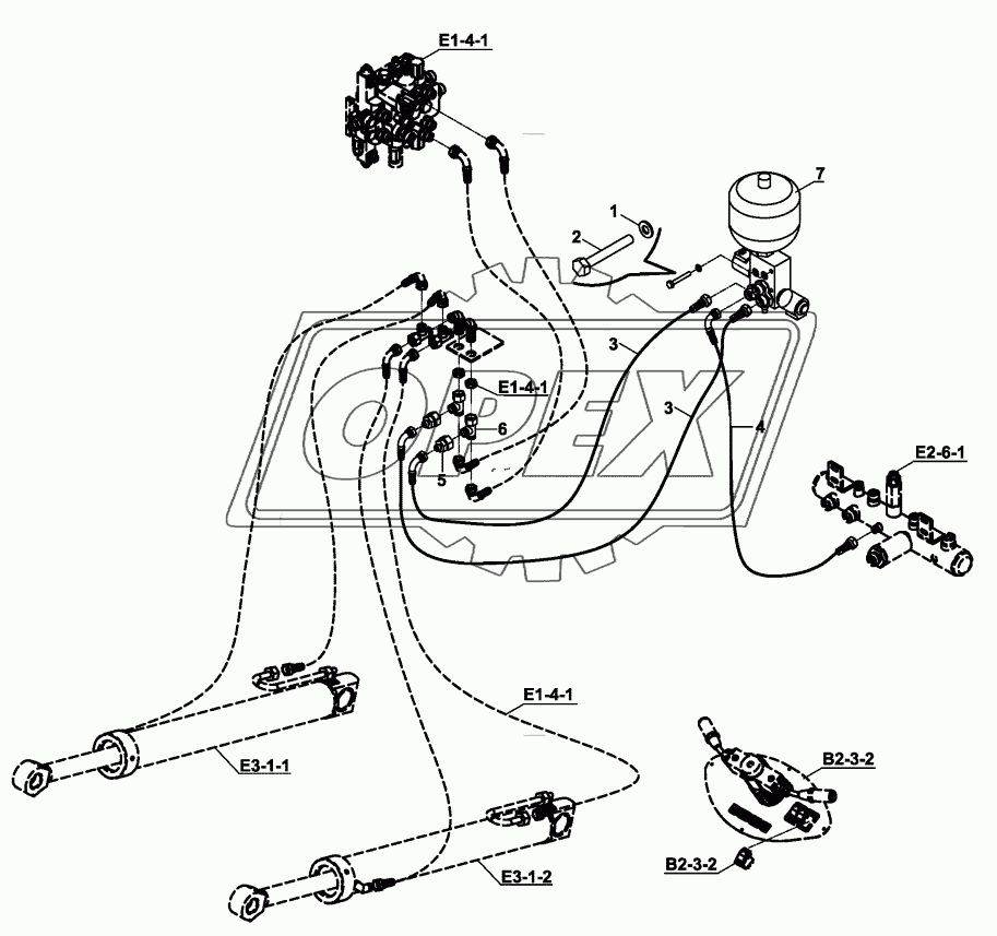 HYDRAULIC, SOFT DRIVE SYSTEM, LOADER