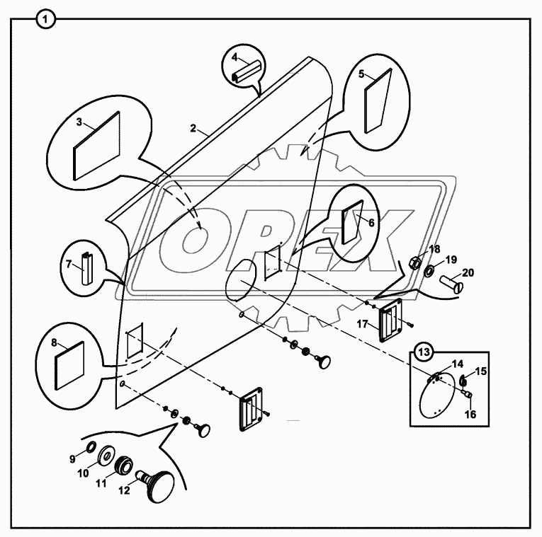 PANEL, ENGINE, LEFT SIDE