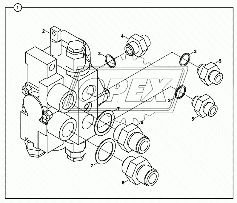 ATTACHMENT CONTROL VALVE AND ADAPTERS, COMMERCIAL