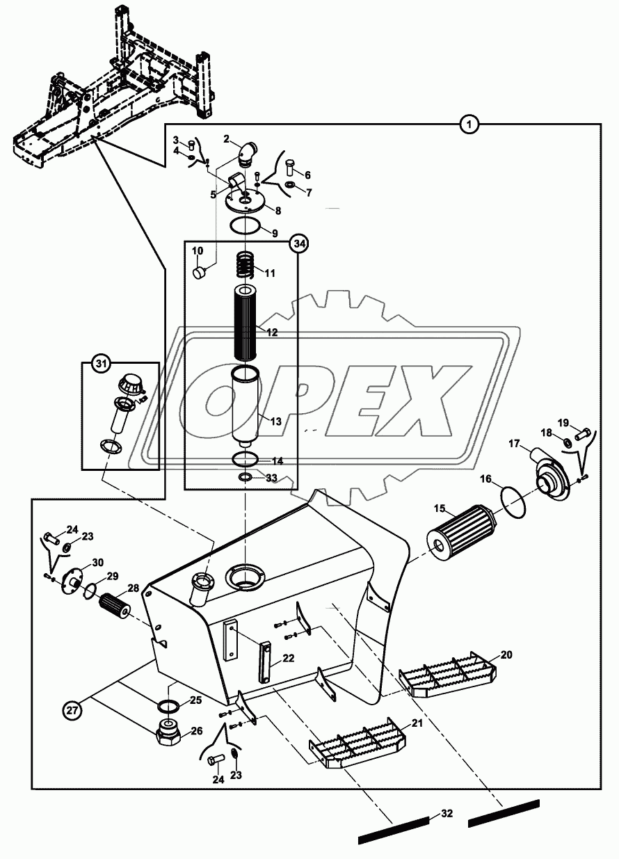 TANK, HYDRAULIC