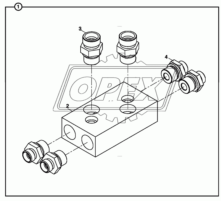 ADAPTER ASSY., CLAMSHOVEL