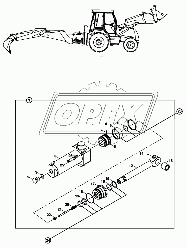 RAM, SLEW SWING (RIGHT - LEFT) 2