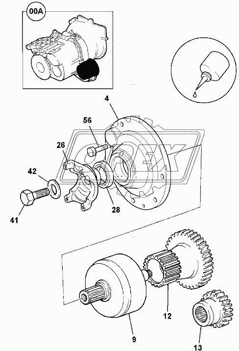 TRANSMISSION ASSY, PS760, 102B