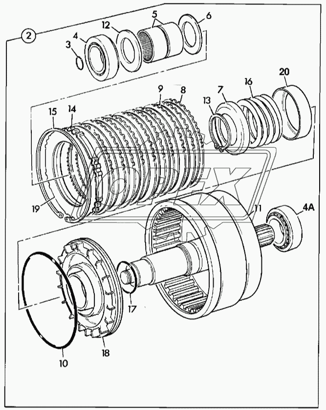 CLUTCH, TRANSMISSION, PS760