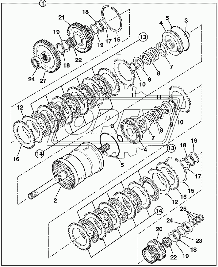 CLUTCH - INPUT, TRANSMISSION, PS760