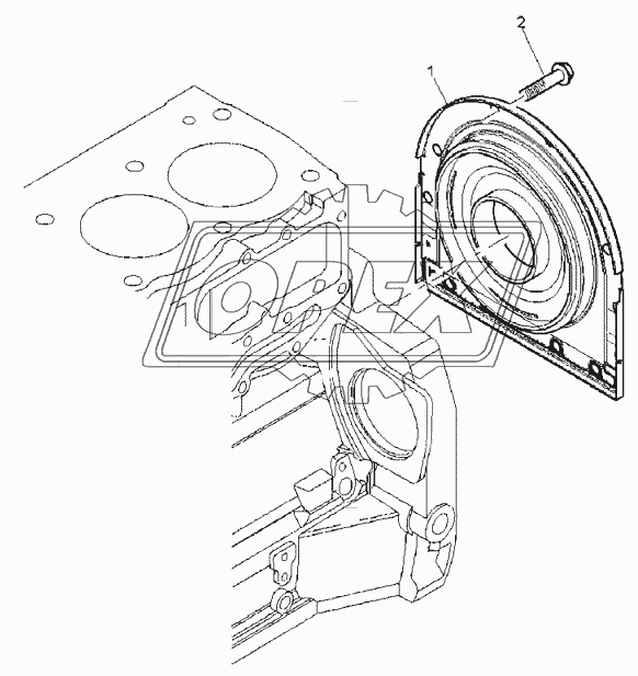 REAR END OIL SEAL, ENGINE 1104C-44T, RG38101