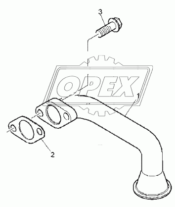 OIL STRAINER, ENGINE 1104C-44T, RG38101