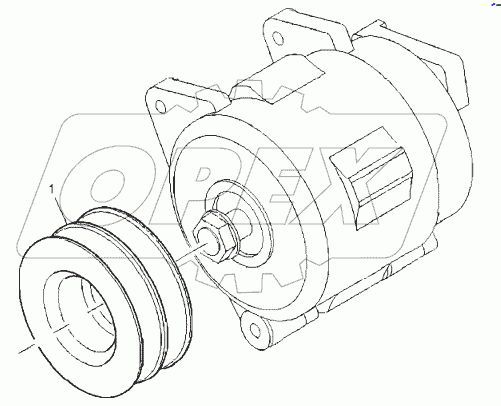 PULLEYS, ENGINE 1104C-44T, RG38101