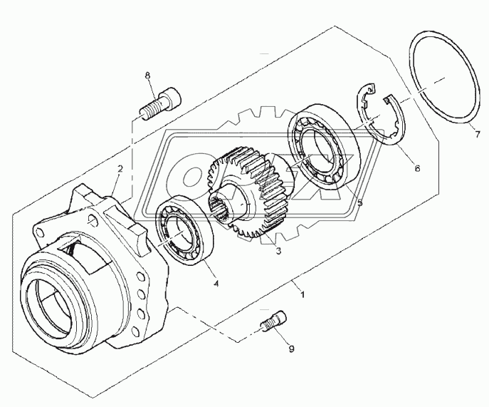 DRIVE ADAPTOR, ENGINE 1104C-44T, RG38101