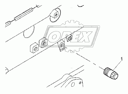 BLANKING PLUGS, ENGINE 1104C-44T, RG38101