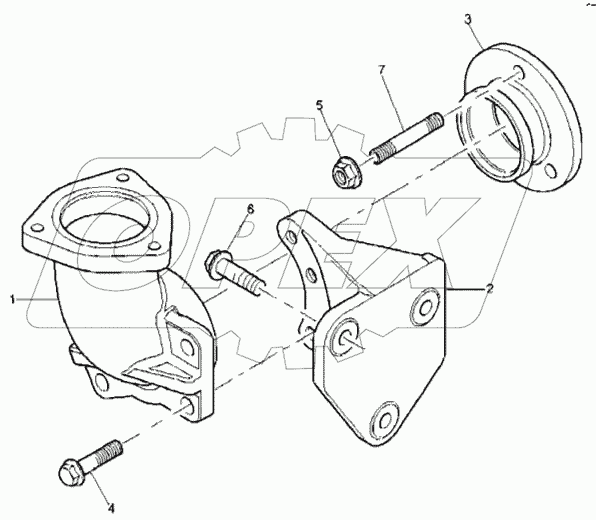 PIPEWORK & CONNECTIONS, ENGINE 1104C-44T, RG38101