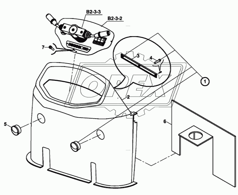 COVER, FRONT, CONTROL