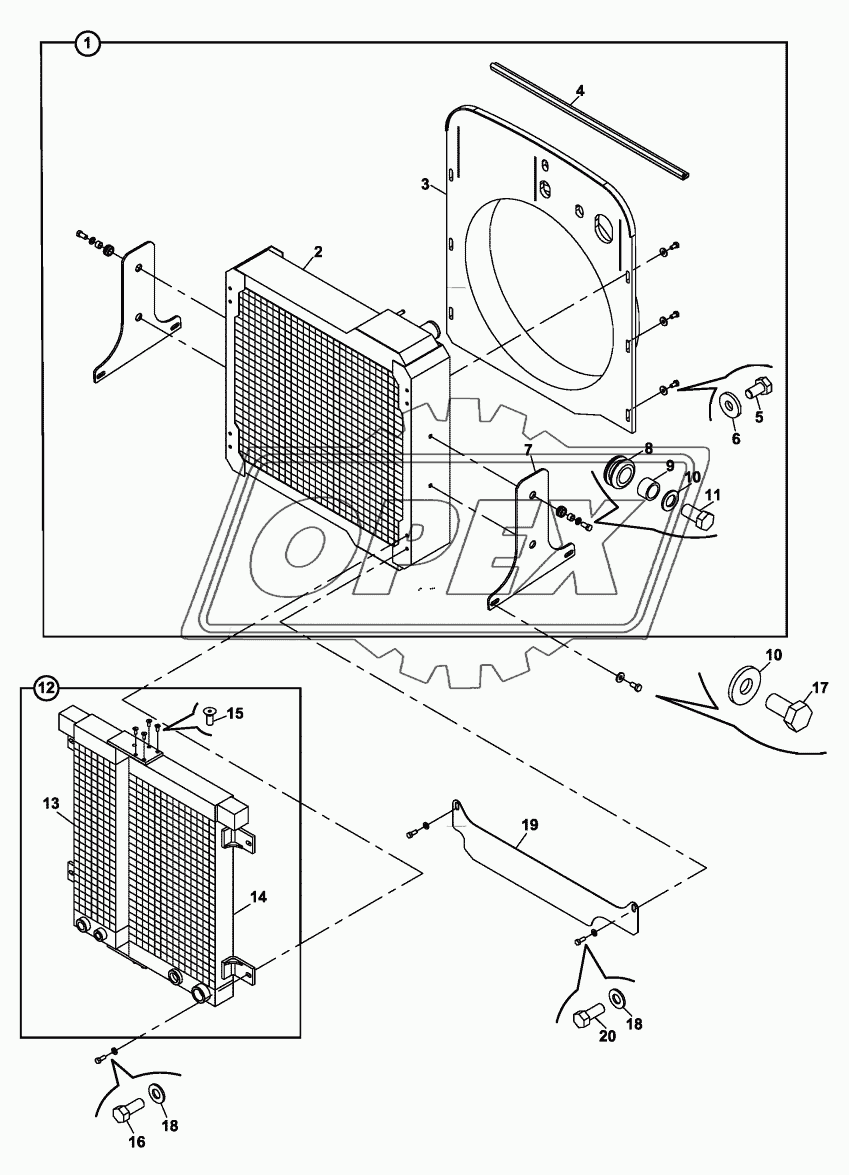 RADIATOR - OIL COOLER AND FITTINGS
