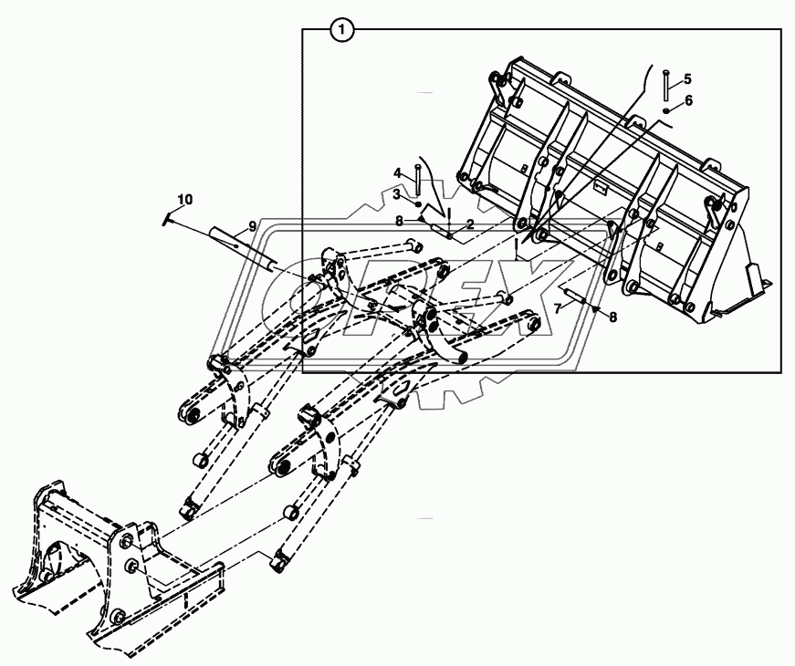 LOADER ATTACHMENT MOUNTING