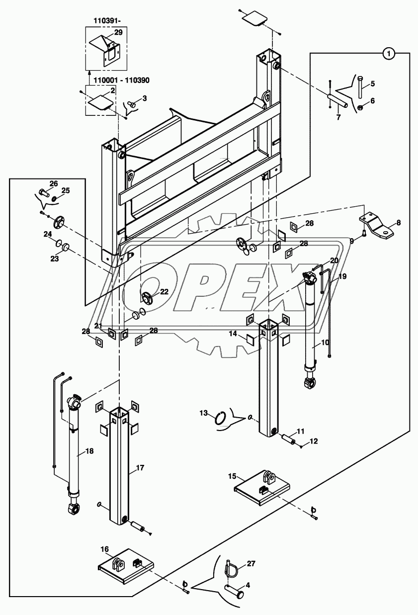 STABILISER, SIDESHIFT