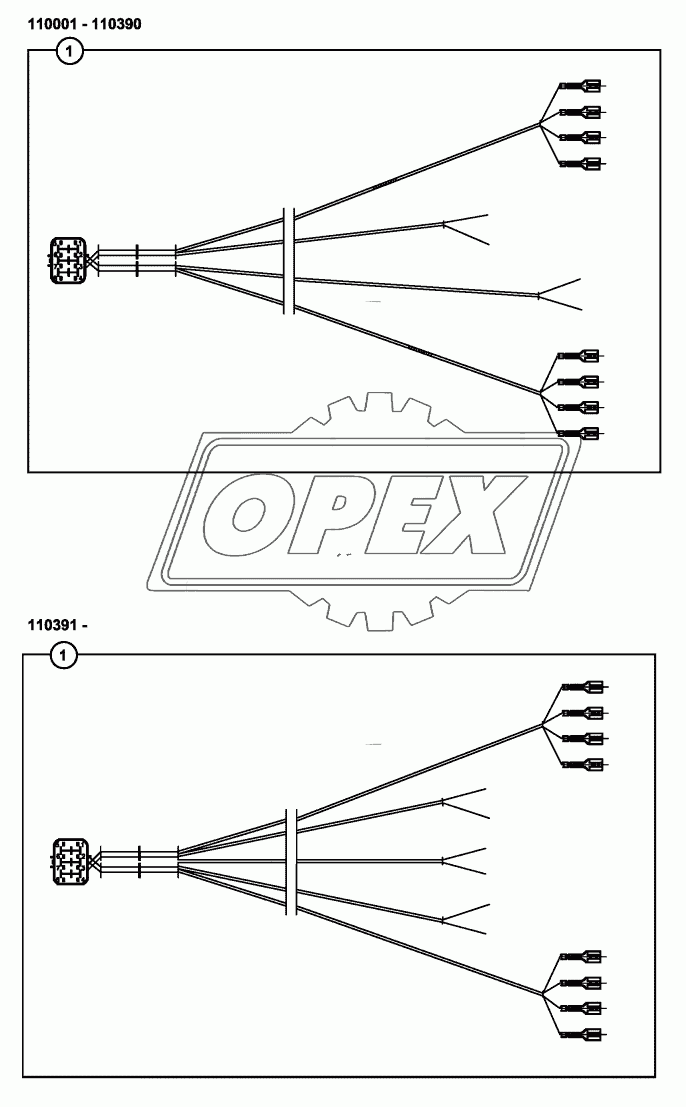 HARNESS, REAR LIGHTING UNIT & STABILISER SWITCH