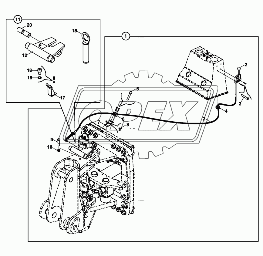 BOOM LOCKING AND MECHANISM 3