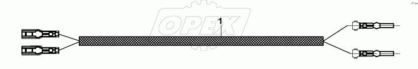  BUTTON HARNESS, CONTROL LEVERS A19001-