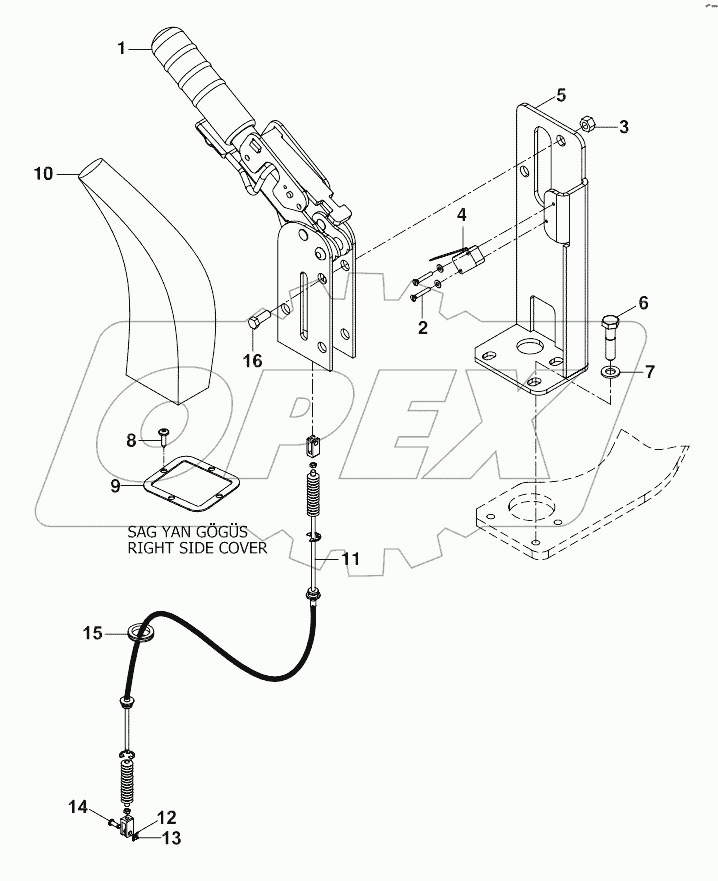  PARKING BRAKE A19001-