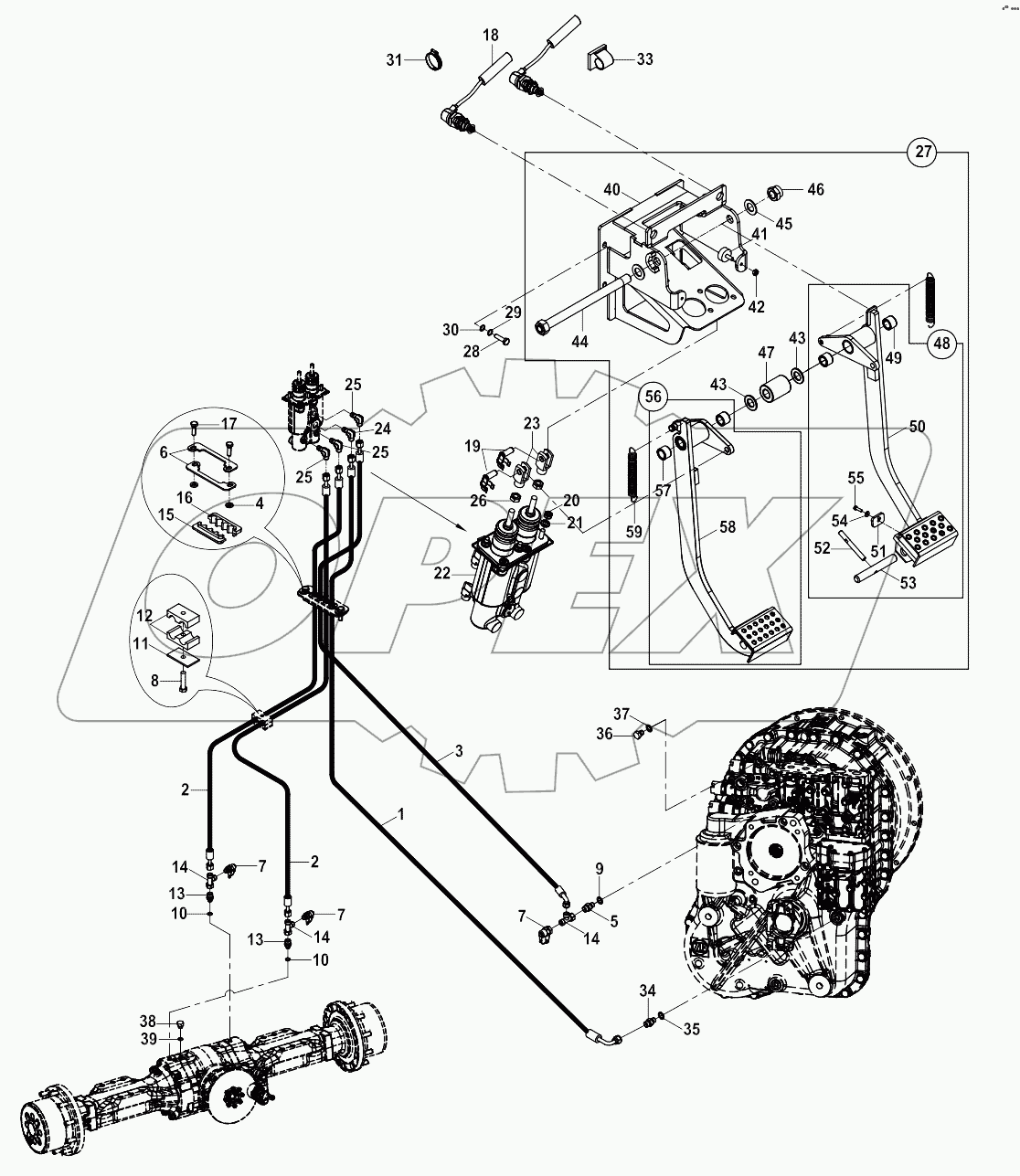  BRAKE, CIRCUIT MOUNTING A19001-A19330