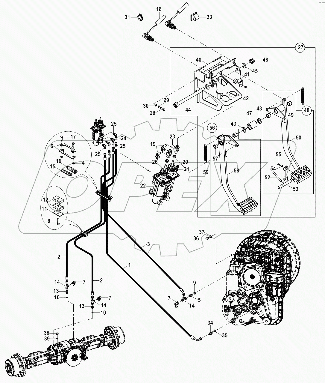  BRAKE, CIRCUIT MOUNTING A19331-A20042