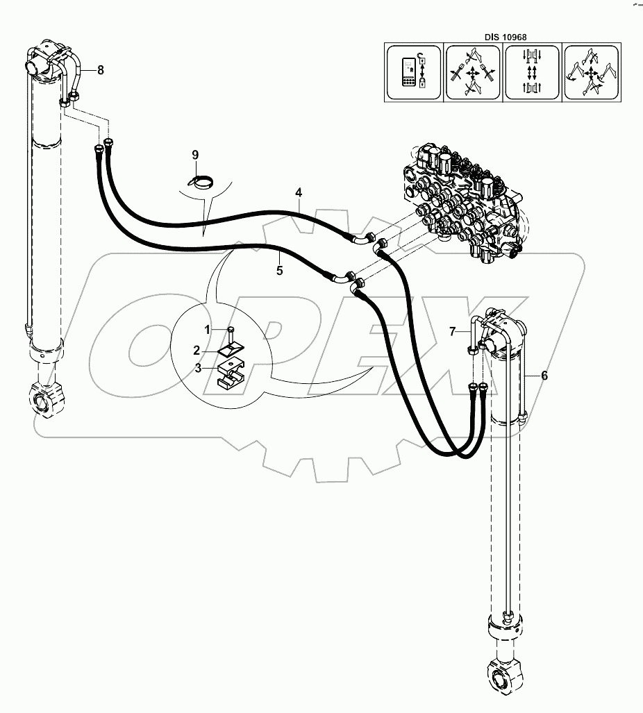  CIRCUIT MOUNTING, RAM, STABILISER A19001-