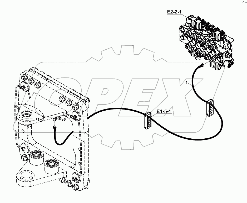  CIRCUIT MOUNTING, HYDROCLAMP A19001-
