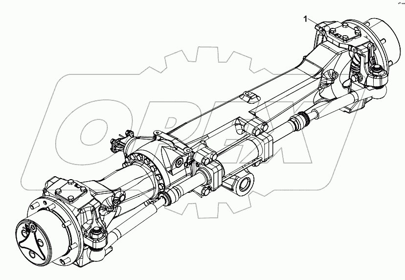  FRONT AXLE A19001-A20225