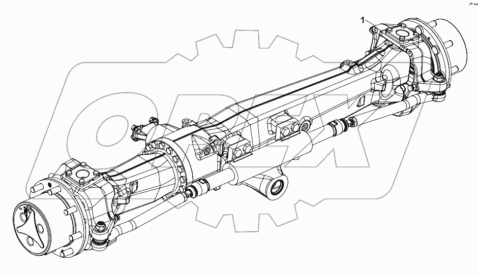  FRONT AXLE A20226-