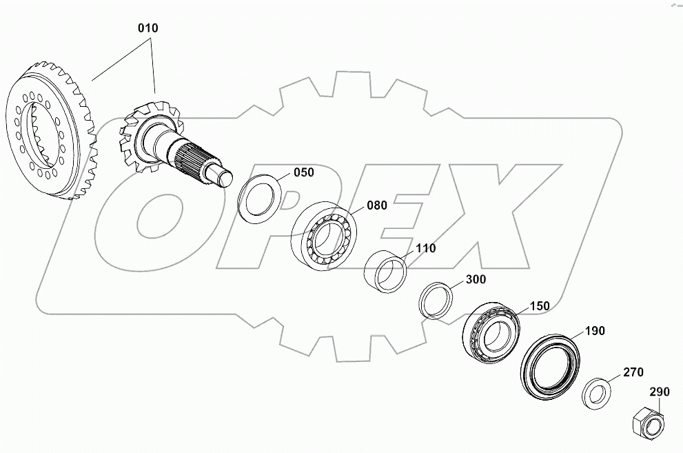  DRIVE, FRONT AXLE A19001-A20225
