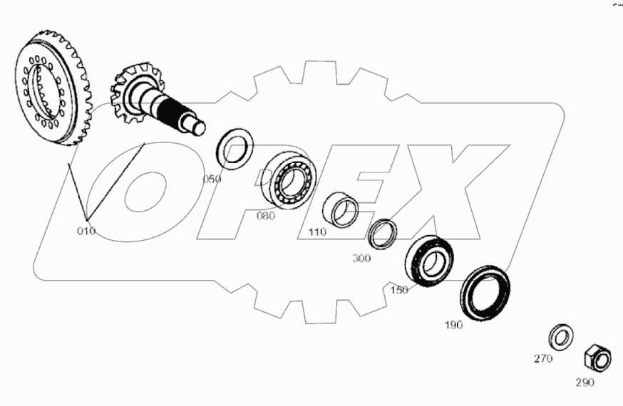  DRIVE, FRONT AXLE A20226-
