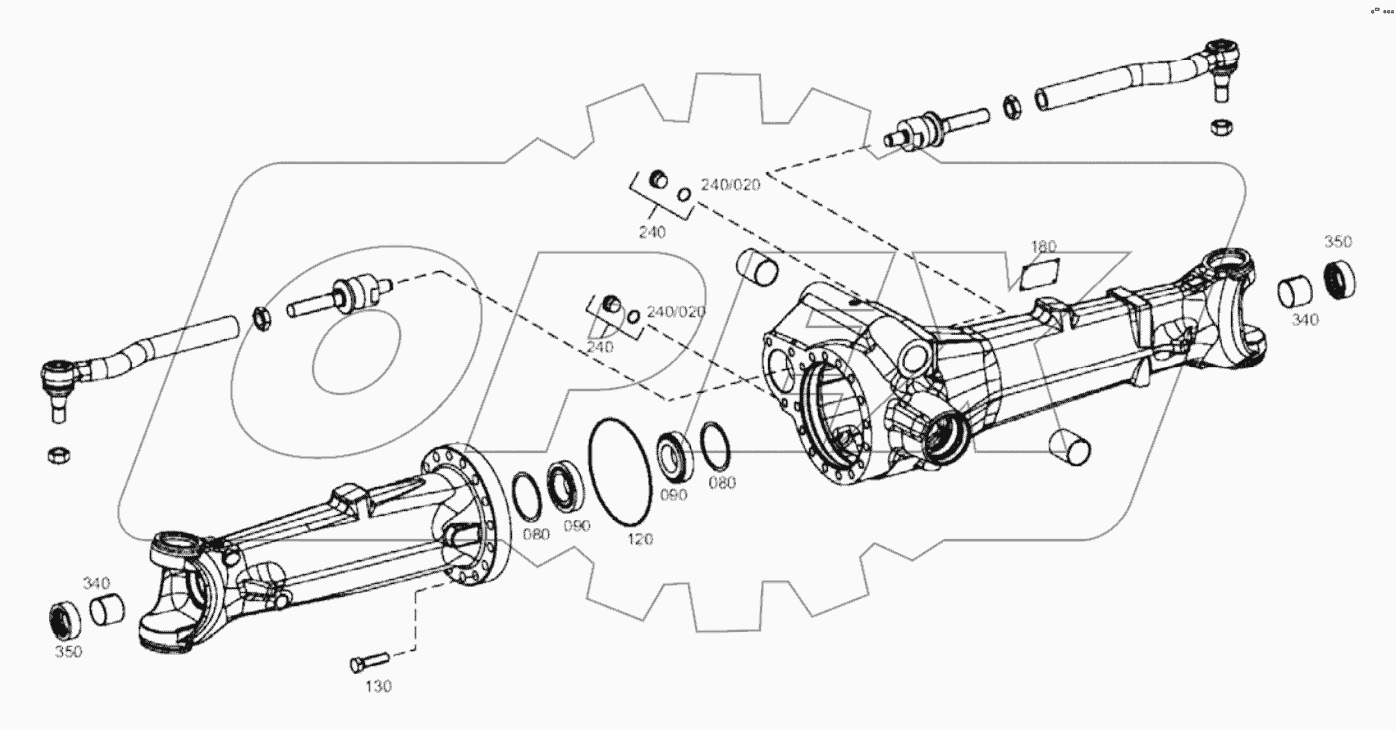  AXLE BRACKET, FRONT AXLE A20226-