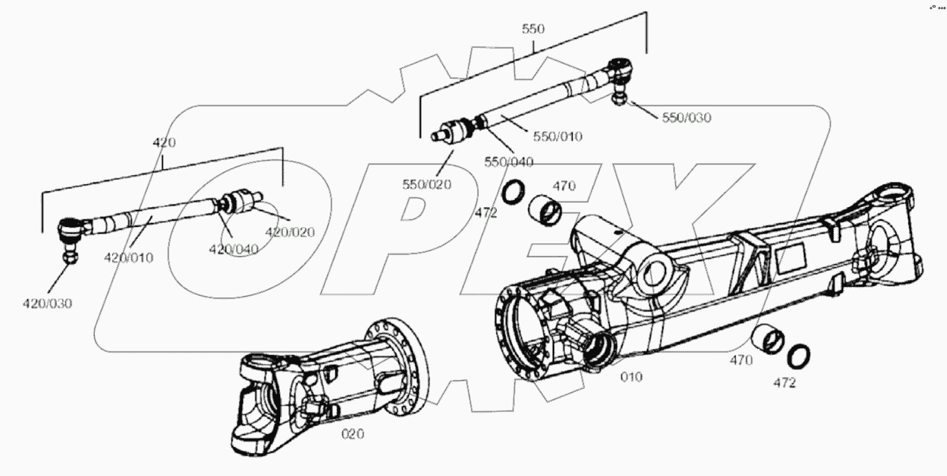  AXLE BRACKET, FRONT AXLE A20226-