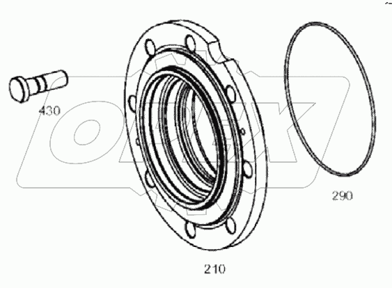  JOINT HOUSING, FRONT AXLE A20226-