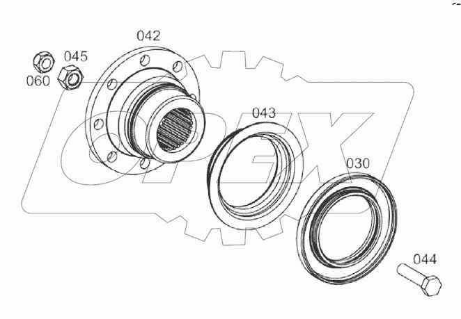  DRIVE, REAR AXLE A19001-