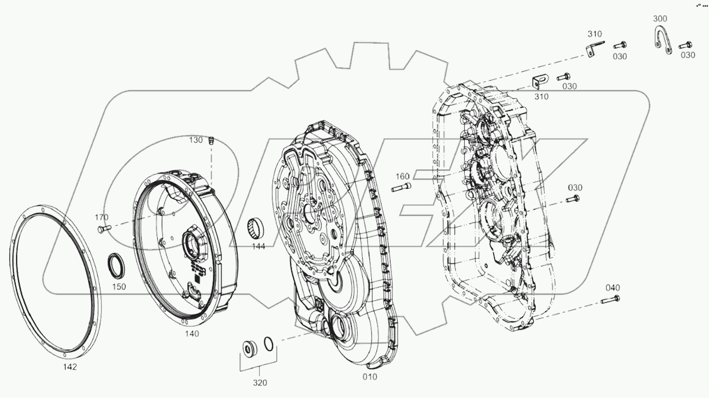  TRANSM. HOUSING A19001-A19044
