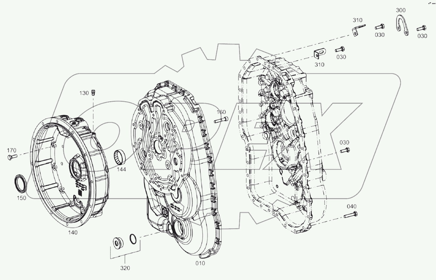  TRANSM. HOUSING A19045-