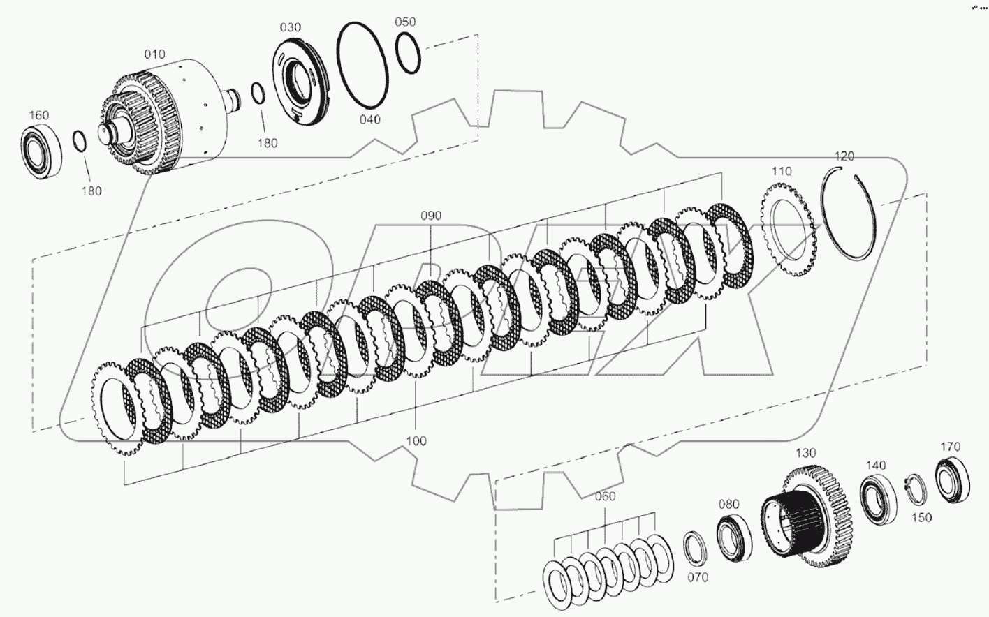  REVERSING GEAR A19001-A19044