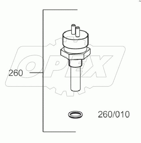  TEMP. SENSOR A19001-