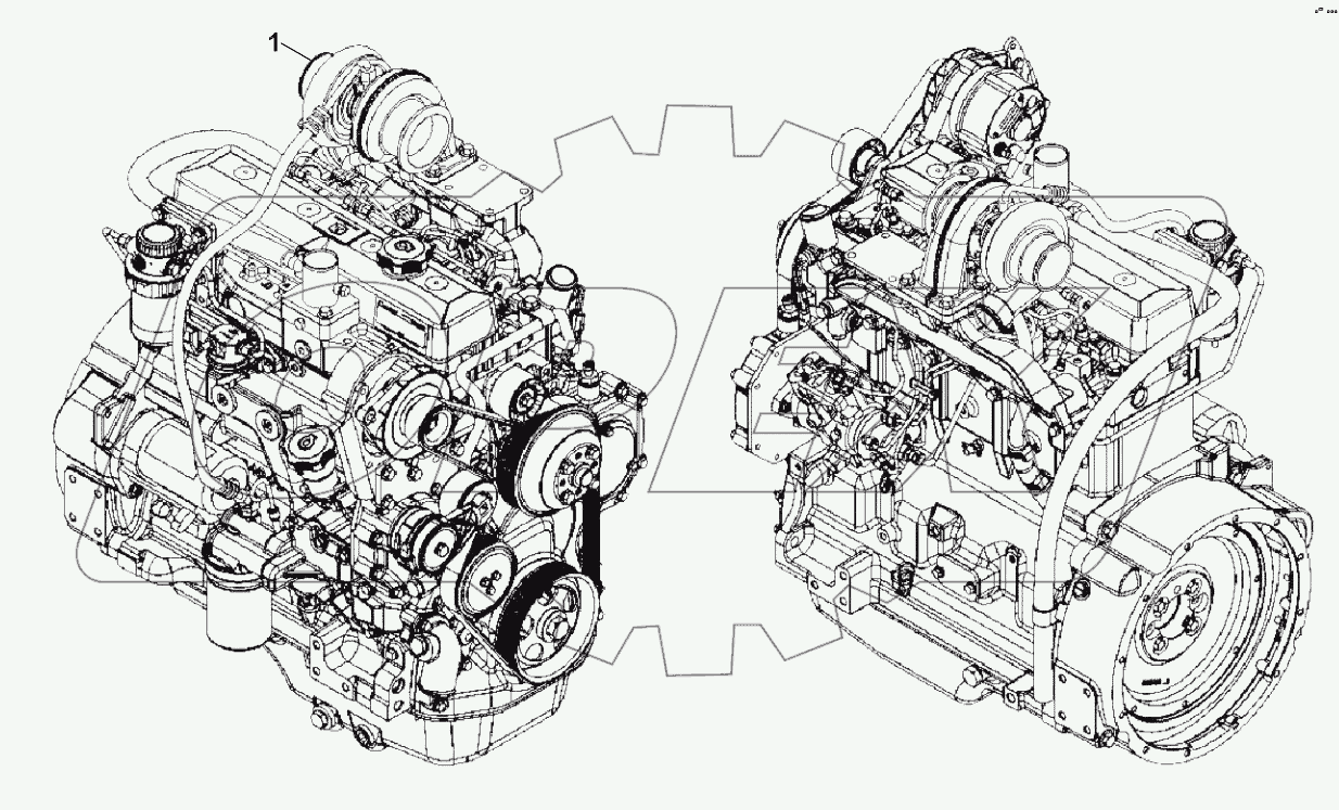  ENGINE, TIER-III, 4045HF280 A19001-